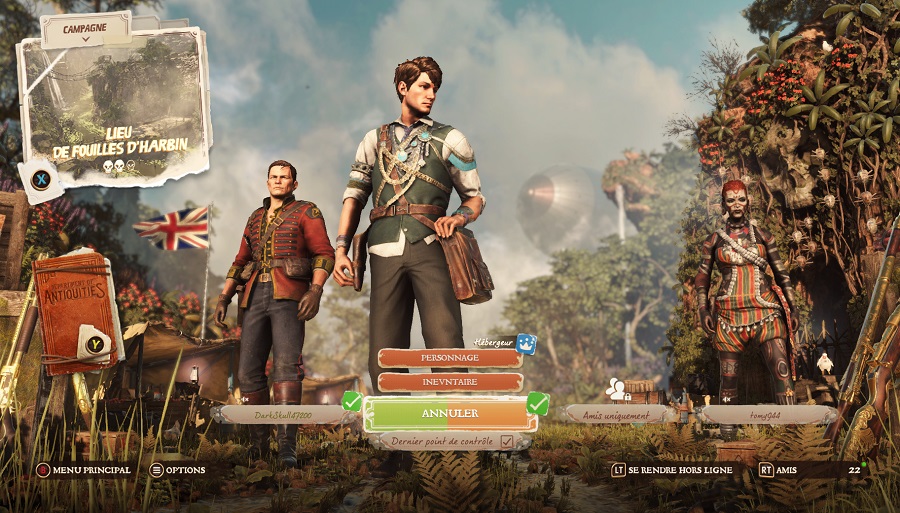 Test Strange Brigade : Mode campagne