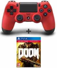 Manette DualShock 4 (noire, bleue ou silver) + Doom ou Homefront ou Fallout 4 