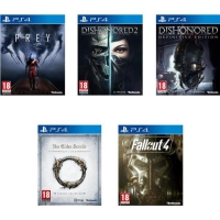 Prey + Dishonored 2 + Dishonored Definitve Edition + The Elder Scrolls Tamriel + Fallout 4