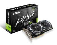 MSI Carte graphique GeForce GTX 1080 ARMOR 8Go OC GDDR5X + Destiny 2