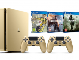 [Prime] Pack PS4 Gold + 2ème manette + FIFA 17 + Battlefield 1 + Call of Duty: Modern Warfare Remastered