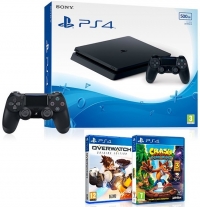 [Prime] Console PS4 Slim - 500Go + Overwatch + Crash Bandicoot N Sane Trilogy + 2ème Manette