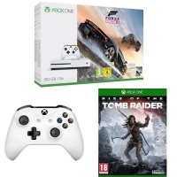 Console Xbox One S - 500 Go + Forza Horizon 3 + Rise of the Tomb Raider + 2ème Manette