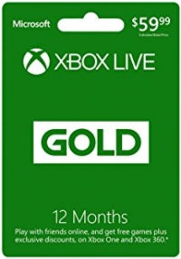 Xbox Live Gold : abonnement 12 mois 