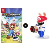 Mario + The Lapins Crétins Kingdom Battle + Figurine Mario ou Peach (via application)