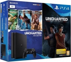 Console PS4 Slim - 1To + Uncharted The Lost Legacy + Uncharted Collection