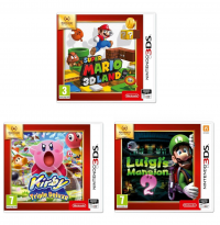 [CDAV] Super Mario 3D Land / Kirby : Triple Deluxe  / Luigi's Mansion 2 - Nintendo Selects