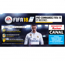 Fifa 18 + Bonus + 1 mois d'essai à Canal +