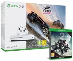 Console Xbox One S - 500Go  + Destiny 2 +  Forza Horizon 3 ou Minecraft + 10€ Offerts (Adhérents)