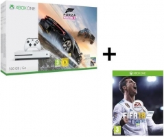 Console Xbox One S - 500Go  + Forza Horizon 3 + FIFA 18 (via mobile)