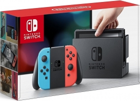 Console Nintendo Switch Avec Joy-Con Rouge Néon/Bleu Néon