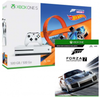 Console Xbox One S - 500Go +  Forza Horizon 3 + Hot Wheels + Forza Motorsport 7