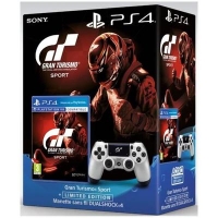 Gran Turismo Sport + Manette DualShock 4 - Edition Limitée + Qui es-tu 