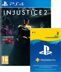 Injustice 2 + Abonnement Playstation Plus 3 Mois