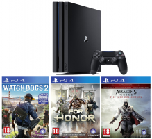 1 Console PS4 Achetée = 3 Jeux Ubisoft Offerts parmi une Sélection 