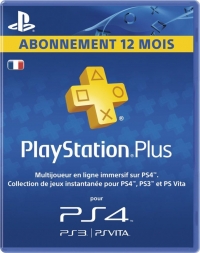 Abonnement Playstation Plus de 12 Mois