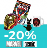 -20% sur une Sélection de Produits Dérivés Marvel & Semic