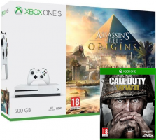 Console Xbox One S - 500 Go + Call Of Duty: World War II + 1 Jeu a partir de 