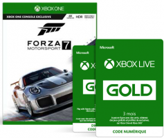 Forza Motorsport 7 + 6 Mois d'abonnement au Xbox Live + 2 DLCs