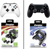 Manette PS4 ou Xbox One + Double Chargeur Energizer