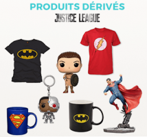 -30% sur une Sélection de Produits Dérivés Justice League