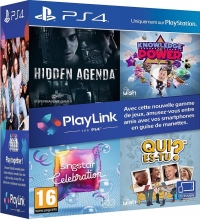 Pack Playlink : Qui es-tu ? + Knowledge is Power + Singstar Celebration + Hidden Agenda + 10€ Offerts