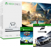 Console Xbox One S - 1To + Assassin’s Creed Origins + Rainbow Six Siege + Forza Motorsport 7 + Steep 