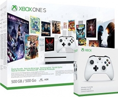 Console Xbox One S - 500Go + 2ème Manette + Xbox Live de 3 Mois + Game Pass de 3 Mois