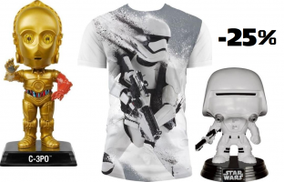 -25% sur une Sélection de Produits Dérivés Star Wars