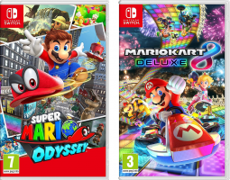 Super Mario Odyssey ou Mario Kart 8 Deluxe + 15€ offerts 