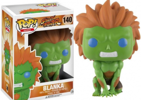 Sélection de Funko Pop en promotion, exemple Blanka (Street Fighter)