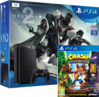 Console PS4 Slim - 1To + Destiny 2 + Crash Bandicoot N. Sane Trilogy + 15€ Offerts