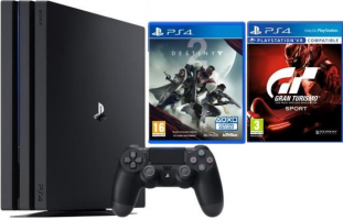 Console PS4 Pro - 1To + Gran Turismo Sport + Destiny 2