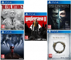 Wolfenstein II + The Evil Within 2 + Dishonored 2 + Dishonored Définitive Edition + Prey + The Elder Scrolls Online Tamriel