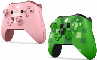 Manette sans fil pour Xbox One / PC - Edition Limitée - Minecraft Creeper ou Pig