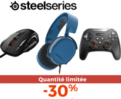 -30% sur une Sélection d'Accessoires Steelseries