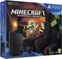 Console PS4 Slim - 500Go + Minecraft