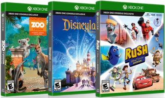 Rush : A Disney-Pixar Adventure / Zoo Tycoon: Ultimate Animal Collection / Disneyland Adventures 