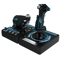 Joystick Logitech G Saitek Pro Flight X56 Rhino - Noir / Bleu