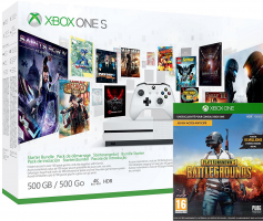 Console Xbox One S - 500Go + PlayerUnknown's Battlegrounds - Edititon Fnac + Game Pass de 3 Mois + Xbox Live de 3 Mois