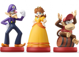 Figurine Amiibo - Diddy Kong / Daisy / Waluigi / Falco