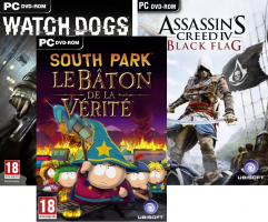 South Park : Le Bâton de la Vérité / Watch Dogs / Assassin's Creed Black Flag