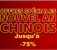 Offres Spéciales Nouvel An Chinois : Jusqu'à 75% de Réduction