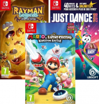 Mario + The Lapins Crétins Kingdom Battle + Just Dance 2018 + Rayman Legends: Définitive Edition