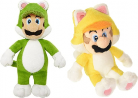 Peluche Luigi / Mario Chat / Link (15cm )