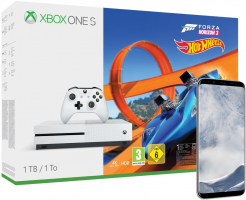 Samsung Galaxy S8 - 64Go (Argent Polaire) + Console Xbox One S - 1To + Forza Horizon 3 + Hot Wheels