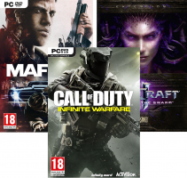 Call of Duty : Infinite Warfare / Starcraft II : Heart Of The Swarm / Mafia 3