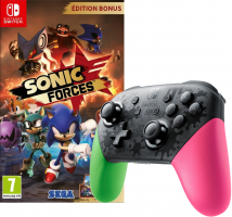 Manette Nintendo Switch Pro - Edition Splatoon + Sonic Forces - Bonus Edition