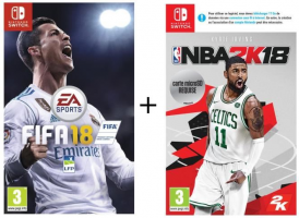FIFA 18 + NBA 2K18
