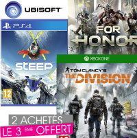 2 Jeux Ubisoft Achetés = le 3ème Offert 